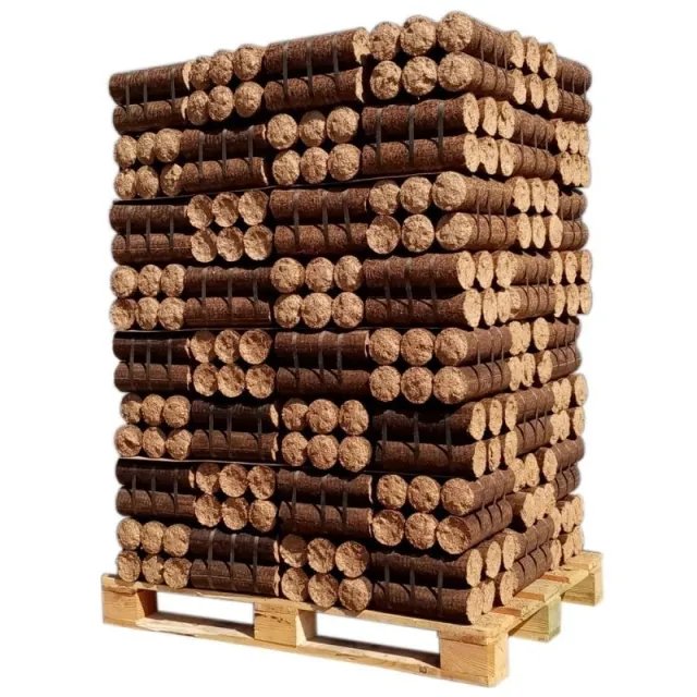 Briquetas nocturnas de madera densificada – Palet de 960 kg