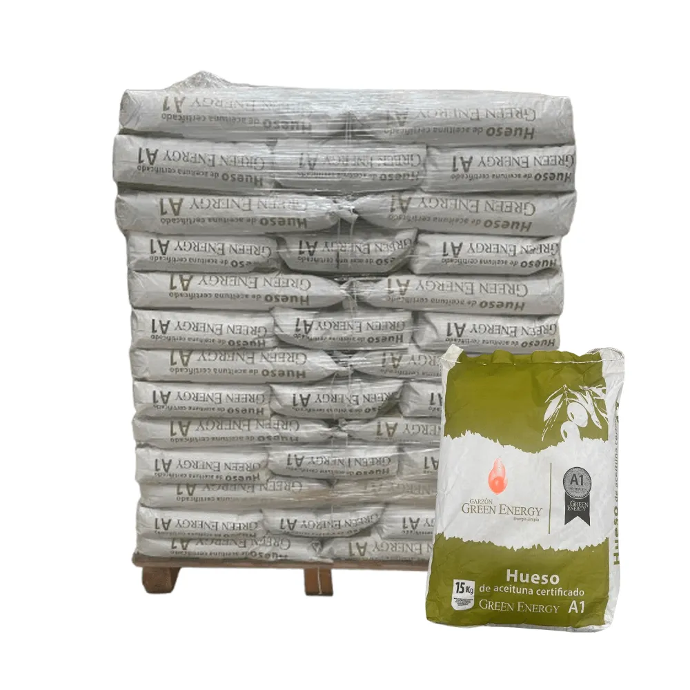 Hueso de aceituna A1 Garzón Green Energy – 78 sacos de 15 kg (1.170 kg)
