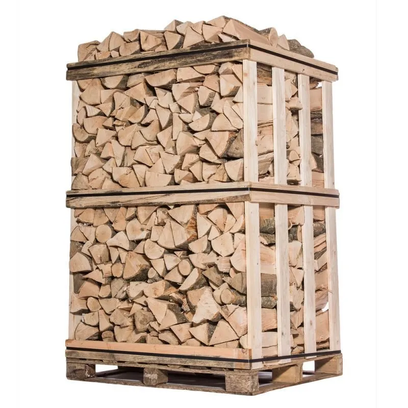 Caja de leña dura de 25 cm – 2 m³ (3 estéreos)