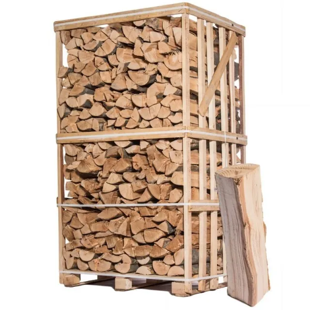 Leña seca de 40 cm Brazeco – Palet de 3 estéreos
