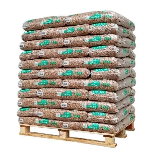 Pellets Limouzi DINplus – Palet de 66 sacos de 15 kg (990 kg)