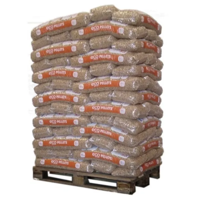 Pellets EcoPower Premium – Palet de 78 sacos de 15 kg (1.170 kg)