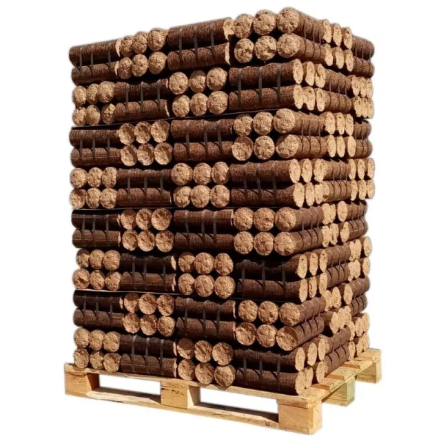 Troncos comprimidos mixtos – Palet de 960 kg (dura y blanda)