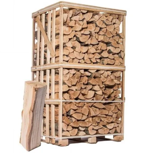 Leña en troncos de madera seca de 25 cm para mini estufas